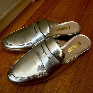 Louise et Cie Shoes Silver Mules Size 7